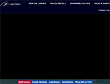 Tablet Screenshot of nhsportsplex.com